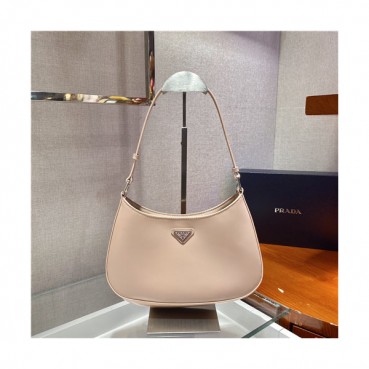 [매력터지는]Prada 2021 Women's Leather Hobo Bag,26.5cm,1BC499,PRAB0368 - 프라다 2021 여성용 레더 호보백,26.5cm,핑크