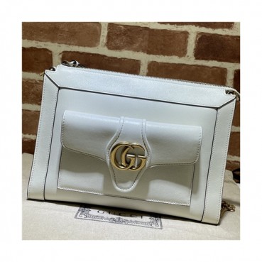 [구찌]Gucci 2021 Women's Leather Closs Bag,28cm,GUB1290 - 구찌 2021 럭셔리한 여성용 레더 크로스백,28cm,화이트