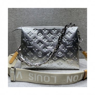 [루이비통]Louis Vuitton 2021 Women's Leather Cross Bag,26cm - 루이비통 2021 여성용 레더 크로스백,26cm,LOUB2291,실버