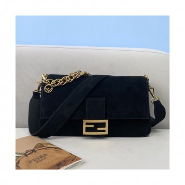Fendi 2020 Women's Baguette Cross Bag,32cm - 펜디 2020 여성용 바게트 크로스백,32cm,FENB0622,블랙