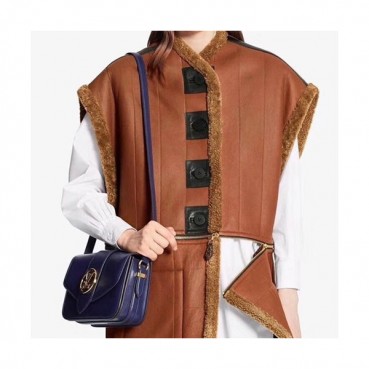 Louis Vuitton 2020 Pont 9 Leather Shoulder Cross Bag,23cm - 루이비통 2020 퐁 9 레더 숄더 크로스백 M55950,LOUB2232,23cm,블루
