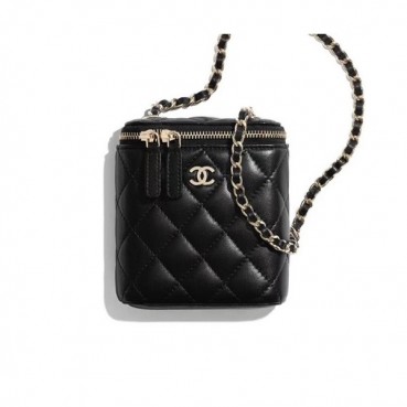 Chanel 2020 Leather Chain Shoulder Cross Bag,11.5CM - 샤넬 2020 여성용 레더 체인 숄더 크로스백,CHAB1548,11.5CM,블랙