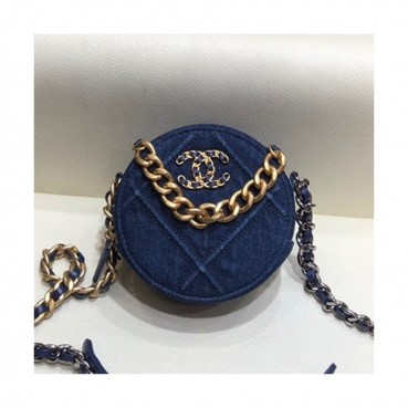 Chanel 2020 Women Denim Mini Cross Bag,12.5cm - 샤넬 2020 여성용 데님 미니 크로스백 CHAB1537, 12.5cm,블루