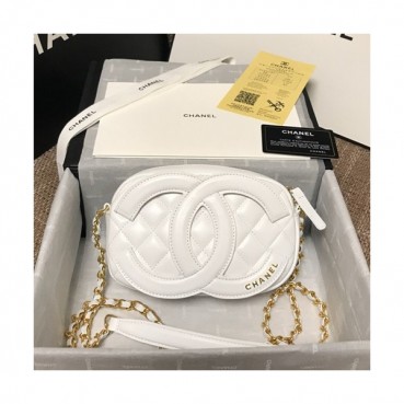 Chanel 2020 Camera Chain Shoulder Cross Bag,20CM - 샤넬 2020 카메라 체인 숄더 크로스백,CHAB1535,20CM,화이트