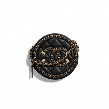 Chanel 2020 Women Mini Cross Bag,12cm - 샤넬 2020 여성용 미니 크로스백 CHAB1485, 12cm,블랙