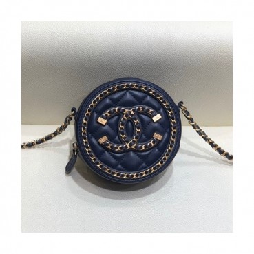 Chanel 2020 Women Mini Cross Bag,12cm - 샤넬 2020 여성용 미니 크로스백 CHAB1484, 12cm,네이비