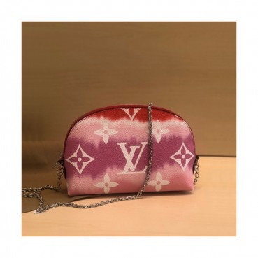 Louis Vuitton 2020 Monogram PVC Pouch Chain Shoulder Cross Bag ,22cm - 루이비통 2020 모노그램 PVC 파우치 체인 숄더 크로스백 M69139,LOUB2113,22cm,레드