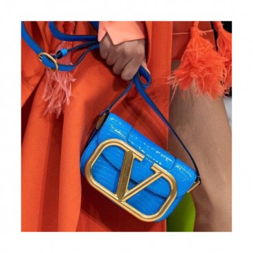 Valentino 2020 Leather Garavani Shoudler Cross Bag,18CM - 발렌티노 2020 가라바니 숄더 크로스백,VTB1007,18CM,블루