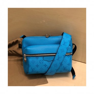 Louis Viutton 2020 Messenger Shoudler Cross Bag ,26cm - 루이비통 2020 남여공용 메신저 숄더 크로스백 M43845,LOUB2067 ,26cm,블루