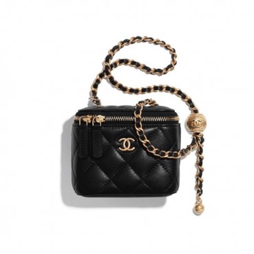 Chanel 2020 Leather Chain Shoulder Cross Bag,11CM - 샤넬 2020 여성용 레더 체인 숄더 크로스백,CHAB1452,11CM,블랙