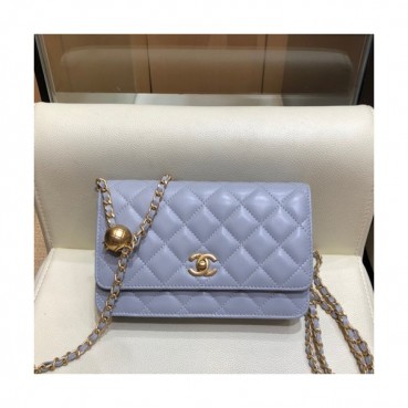 Chanel 2020 WOC Chain Cross Bag,19CM - 샤넬 2020 WOC 체인 크로스백,CHAB1435,19CM,그레이