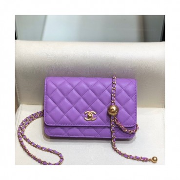 Chanel 2020 WOC Chain Cross Bag,19CM - 샤넬 2020 WOC 체인 크로스백,CHAB1433,19CM,퍼플