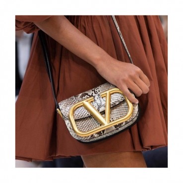 Valentino 2020 Leather Garavani Shoudler Cross Bag,18CM - 발렌티노 2020 가라바니 숄더 크로스백,VTB0983,18CM,그레이