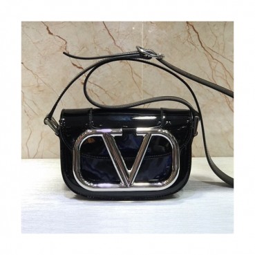Valentino 2020 Leather Garavani Shoudler Cross Bag,18CM - 발렌티노 2020 가라바니 숄더 크로스백,VTB0979,18CM,블랙