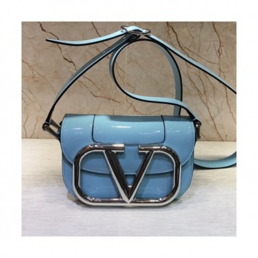 Valentino 2020 Leather Garavani Shoudler Cross Bag,18CM - 발렌티노 2020 가라바니 숄더 크로스백,VTB0978,18CM,스카이블루