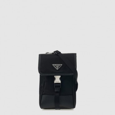 프라다 남성 삼각 로고 리나일론 폰 케이스 크로스백 2ZH109 - Prada Mens Triangle Logo Re