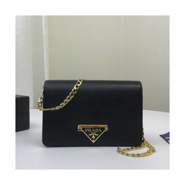 Prada 2020 Leather Chain Shoulder Cross  Bag  ,18CM - 프라다 2020 레더 체인 숄더 크로스백 ,1BP006