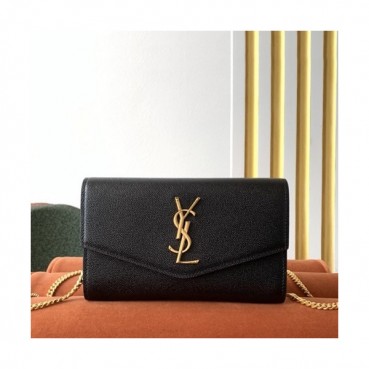 Saint Laurent 2019 Chain Shoulder Cross Bag,19CM - 입생로랑 2019 체인 숄더 크로스백,SLB0534, 19CM,블랙