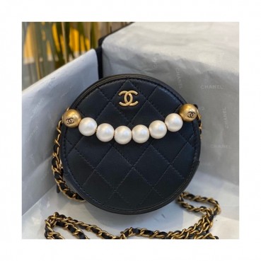 Chanel 2019 Women Mini Cross Bag,12cm - 샤넬 2019 여성용 미니 크로스백 CHAB1397, 12cm,블랙