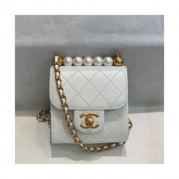 Chanel 2019 Chain Cross Bag,11CM - 샤넬 2019 체인 크로스백,CHAB1389,11CM,화이트