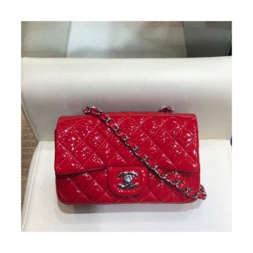 Chanel 2019 Leather Chain Shoulder Cross Bag,20CM - 샤넬 2019 여성용 레더 체인 숄더 크로스백,CHAB1386,20CM,레드