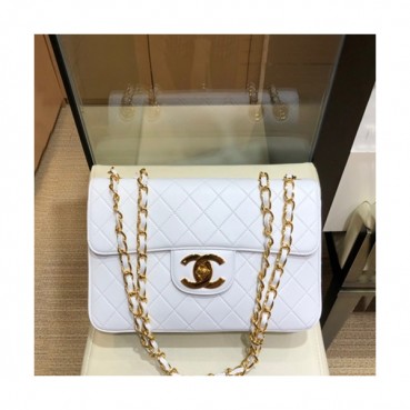 Chanel 2019 Leather Chain Shoulder Cross Bag,30CM - 샤넬 2019 여성용 레더 체인 숄더 크로스백,CHAB1374,30CM,화이트