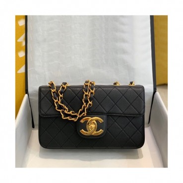 Chanel 2019 Leather Chain Shoulder Cross Bag,26CM - 샤넬 2019 여성용 레더 체인 숄더 크로스백,CHAB1369,26CM,블랙
