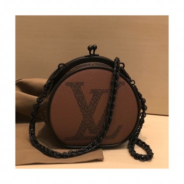Louis Vuitton 2019 Mini Boite Chapeau Shoulder Cross Bag,14cm - 루이비통 2019 미니 부아트 샤포 숄더 크로스백 M68606,LOUB1935,14cm,브라운