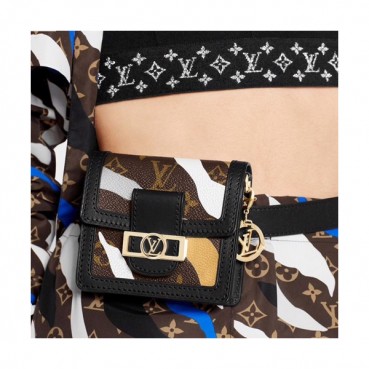 Louis Vuitton 2019 XLOL Mini Dauphine Hip Sack / Cross Bag, 12cm - 루이비통 2019 XLOL 미니 다프네 여성용 힙색 / 크로스백 M69086,LOUB1928, 12cm ,브라운