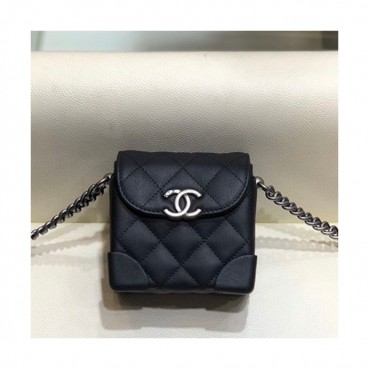 Chanel 2019 Leather Chain Shoulder Cross Bag,11CM - 샤넬 2019 여성용 레더 체인 숄더 크로스백,CHAB1362,11CM,블랙