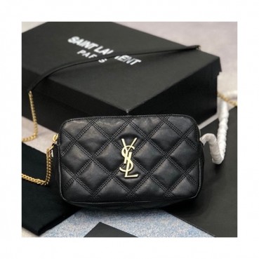 Saint Laurent 2019 Becky Chain Shoulder Cross Bag,19CM - 입생로랑 2019 비키 체인 숄더 크로스백,SLB0532, 19CM,블랙