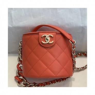 Chanel 2019 Leather Chain Shoulder Cross Bag,15CM - 샤넬 2019 여성용 레더 체인 숄더 크로스백,CHAB1353,15CM,레드