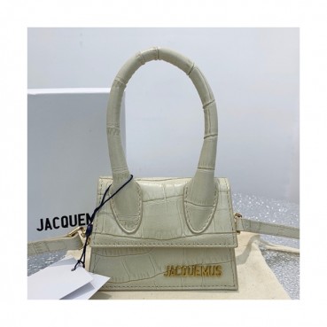 Jacquemus 2019 Leather Mini Tote Shoulder Cross Bag ,12cm - 자크뮈스 2019 레더 여성용 미니 토트 숄더 크로스백 JACB0022,12cm,화이트