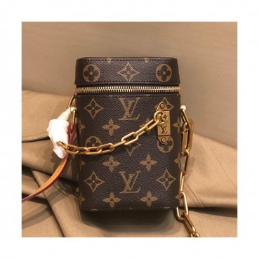 Louis Vuitton 2019 Monogram Chain Shoulder Cross Bag,16.5cm - 루이비통 2019 모노그램 여성용 체인 숄더 크로스백 M44656,LOUB1829 ,16.5cm,브라운