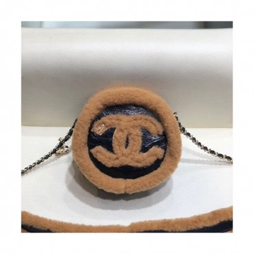 Chanel 2019 Women Mini Cross Bag,15cm - 샤넬 2019 여성용 미니 크로스백 CHAB1281, 15cm,블랙+브라운