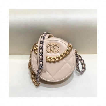 Chanel 2019 Women Mini Cross Bag,12cm - 샤넬 2019 여성용 미니 크로스백 CHAB1278, 12cm,베이지