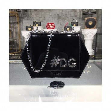 Dolce&Gabbana 2019 Leather Shoulder Cross Bag ,30CM - 돌체 앤 가바나 2019 레더 여성용 숄더 크로스백 DGB0231,30cm,블랙
