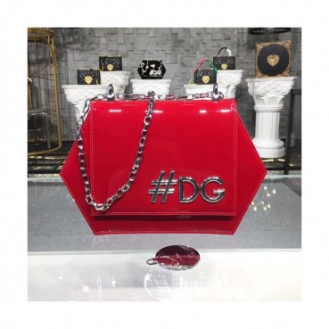 Dolce&Gabbana 2019 Leather Shoulder Cross Bag ,30CM - 돌체 앤 가바나 2019 레더 여성용 숄더 크로스백 DGB0230,30cm,레드