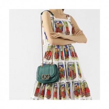 Dolce&Gabbana 2019 Leather Shoulder Cross Bag ,22.5CM - 돌체 앤 가바나 2019 레더 여성용 숄더 크로스백 DGB0026,22.5cm,그린
