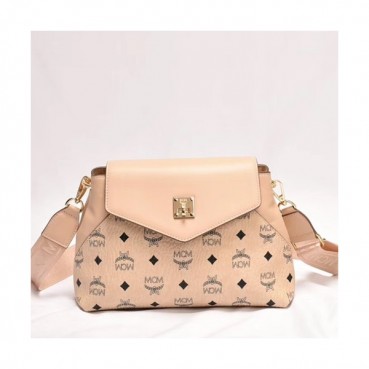 MCM 2019 Visetos Shoulder Cross Bag - 엠씨엠 2019 여성용 비세토스 숄더 크로스백 MCMB0334,베이지