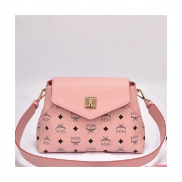 MCM 2019 Visetos Shoulder Cross Bag - 엠씨엠 2019 여성용 비세토스 숄더 크로스백 MCMB0333,핑크