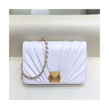 Chanel 2019 WOC Chain Cross Bag,19CM - 샤넬 2019 WOC 체인 크로스백,CHAB1170,19CM,화이트