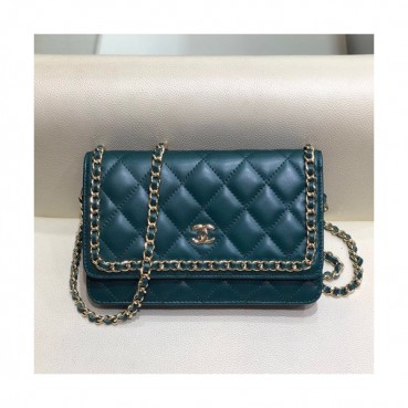 Chanel 2019 WOC Chain Cross Bag,19CM - 샤넬 2019 WOC 체인 크로스백,CHAB1169,19CM,블루