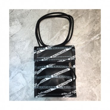 Balenciaga 2019 Leather Shoulder Cross Bag,19CM - 발렌시아가 2019 남여공용 레더 숄더 크로스백,BGB0434,19CM,블랙