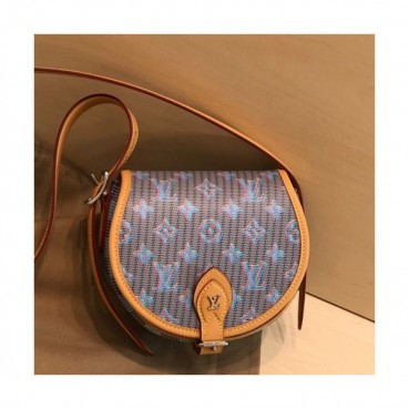 Louis Viutton 2019 Monogram Reverse Canvas Shouder Cross Bag ,20cm - 루이비통 2019 모노스램 리버스 캔버스 숄더 크로스백 M49999,LOUB1621,20cm,블루