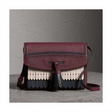 Burberry 2019 Tassel Shoulder Cross Bag, 25cm - 버버리 2019 여성용 태슬 숄더 크로스백,BURB0371,25cm,다크퍼플