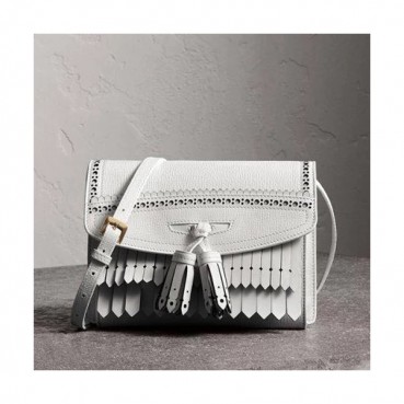 Burberry 2019 Tassel Shoulder Cross Bag, 25cm - 버버리 2019 여성용 태슬 숄더 크로스백,BURB0370,25cm,화이트
