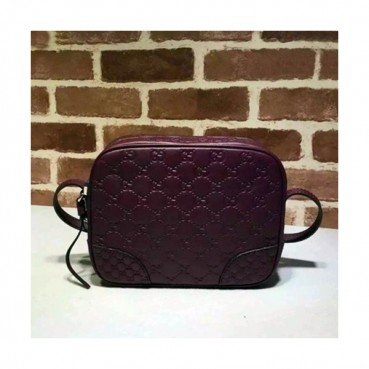 Gucci 2019 Mini Leather Shoulder Cross Bag ,22CM - 구찌 2019 여성용 레더 미니 숄더 크로스백,387360,GUB0744,22cm,와인