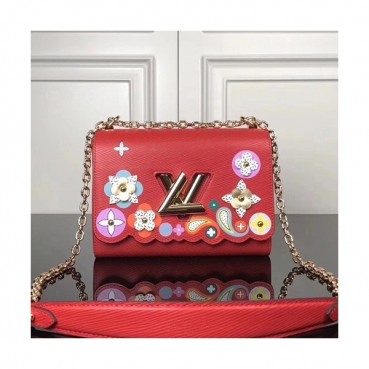 Louis Vuitton 2019 Twist Chian Shouder Cross Bag,23cm - 루이비통 2019 트위스트 체인 숄더 크로스백 ,M54857,LOUB1590,23cm,레드