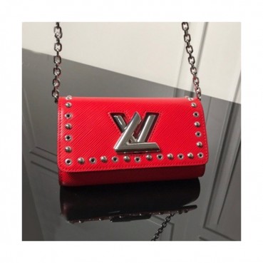 Louis Vuitton 2019 Twist Chian Wallet Shouder Cross Bag,19cm - 루이비통 2019 트위스트 체인 월릿 숄더 크로스백 ,M62307,LOUB1577,19cm,레드